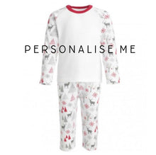 Load image into Gallery viewer, Christmas Pyjamas Grey &amp; Red Christmas (Adult)
