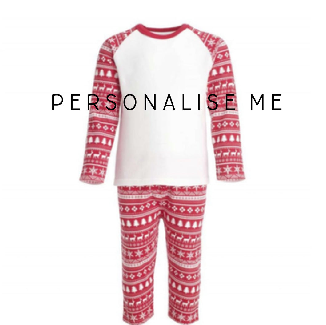 Christmas Pyjamas Reindeer Christmas (Adult)